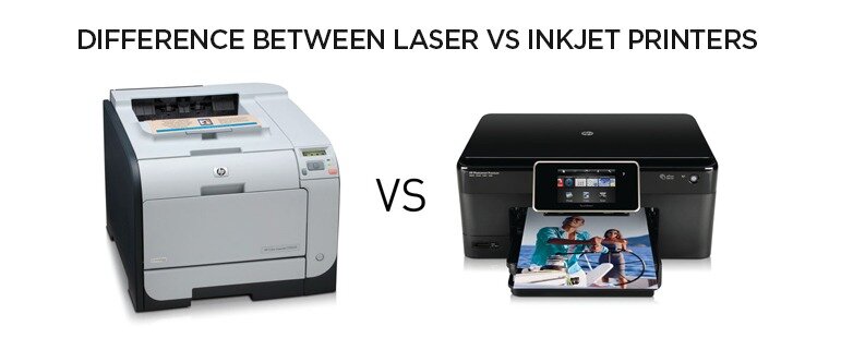 Difference between Laser Vs Inkjet Printers